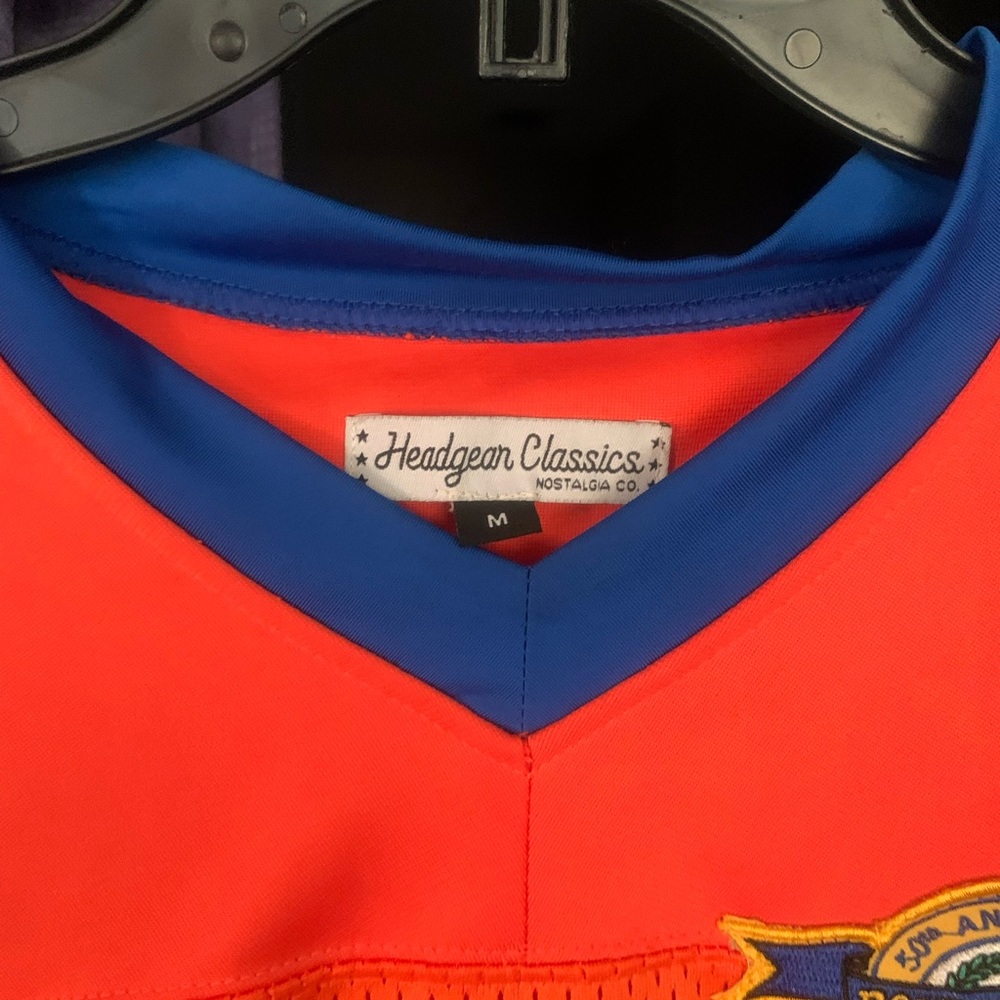 Nostalgia Bright Orange Sports Jersey